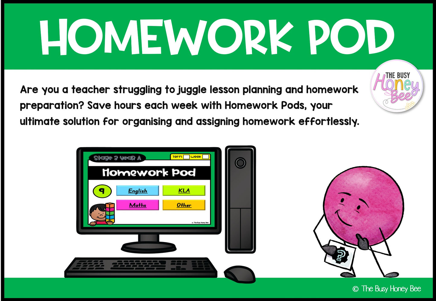 Stage 3 Year A Homework/Learning Pod 9