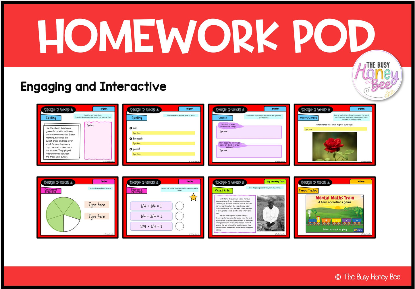 Stage 2 Year A Homework/Learning Pod 16