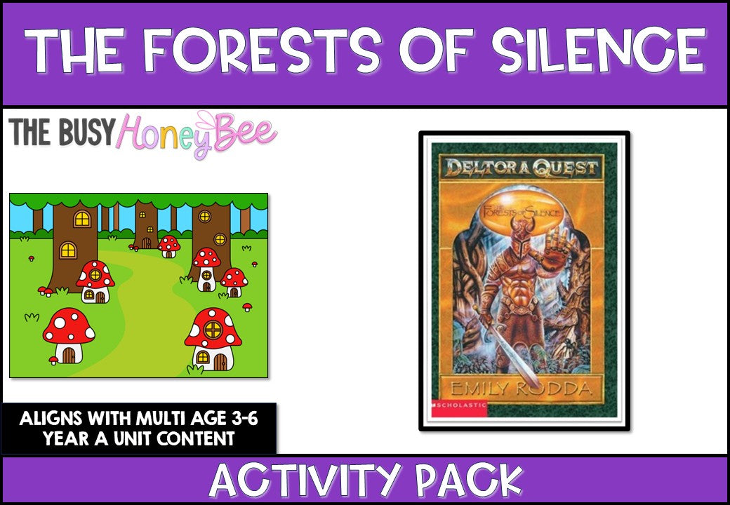 The Forests of Silence (Book 1 of the Deltora Quest series) by Emily Rodda Activity Pack
