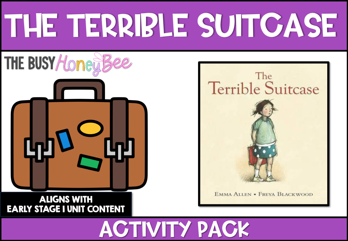 The Terrible Suitcase by Emma Allen Activity Pack