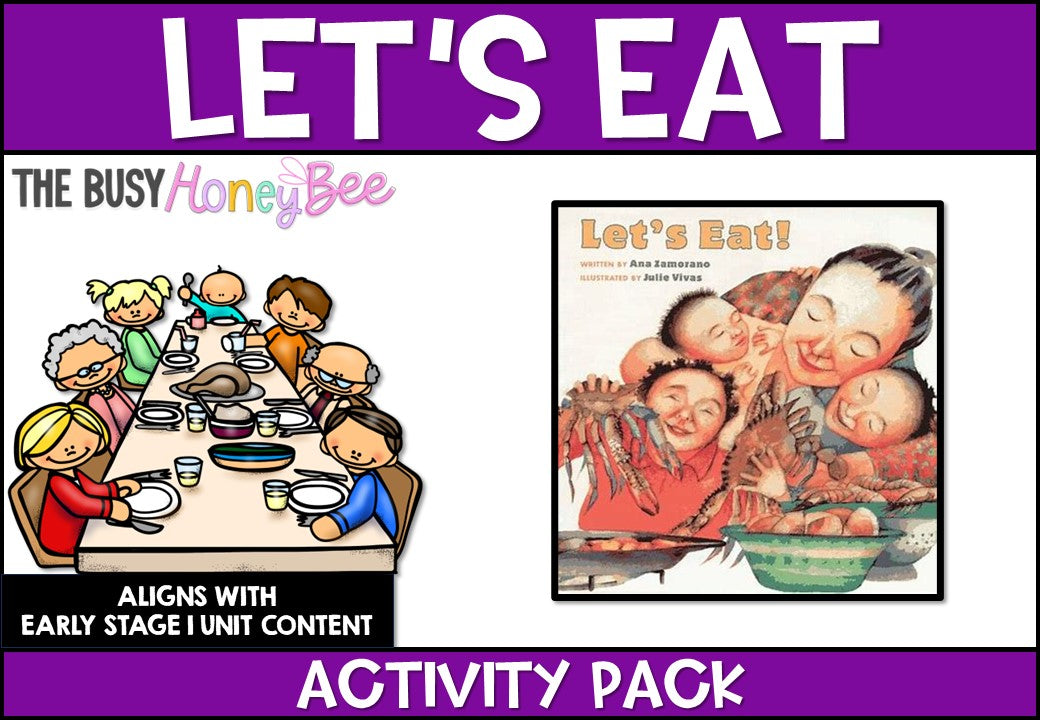 Let's Eat Activity Pack