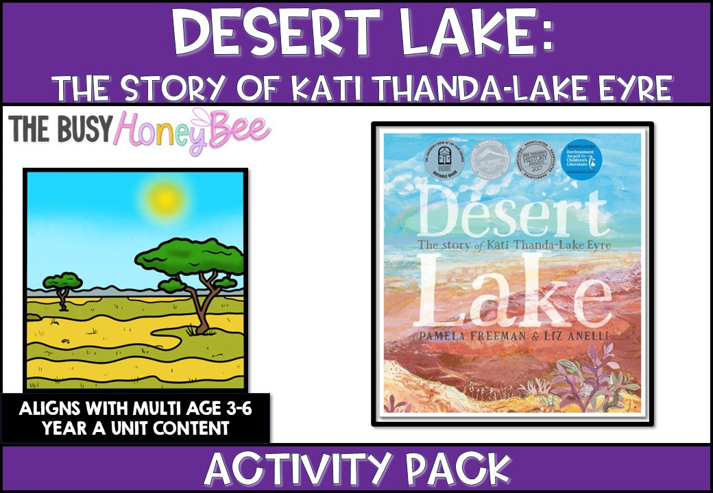 Desert Lake by Pamela Freeman Activity Pack
