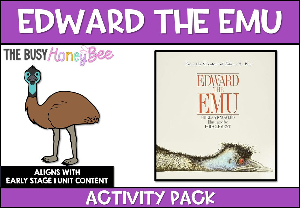 Edward the Emu Activity Pack