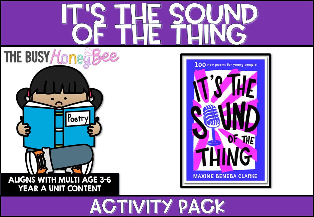 It’s the Sound of the Thing by Maxine Beneba Clarke Activity Pack