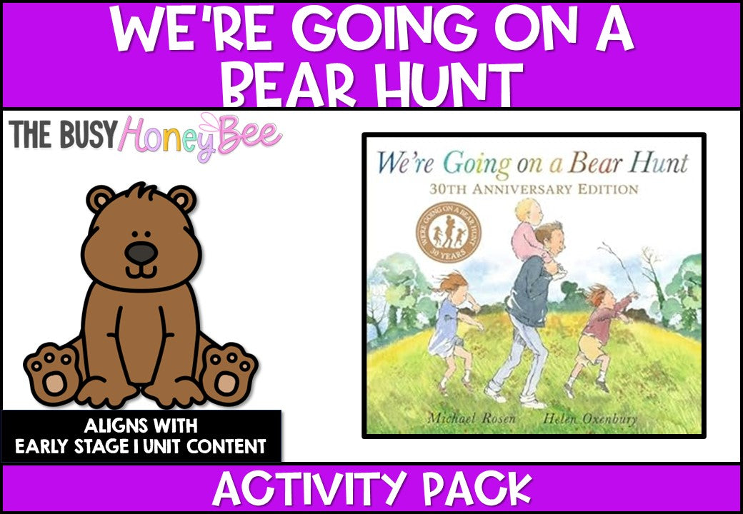 We're Going on a Bear Hunt Activity Pack