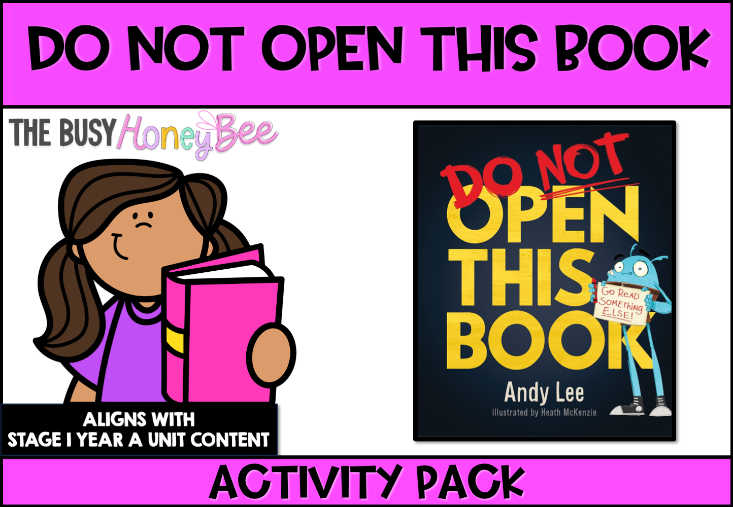 Do Not Open this Book Activity Pack