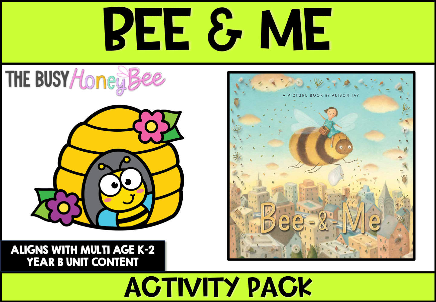 Bee & Me by Alison Jay Activity Pack