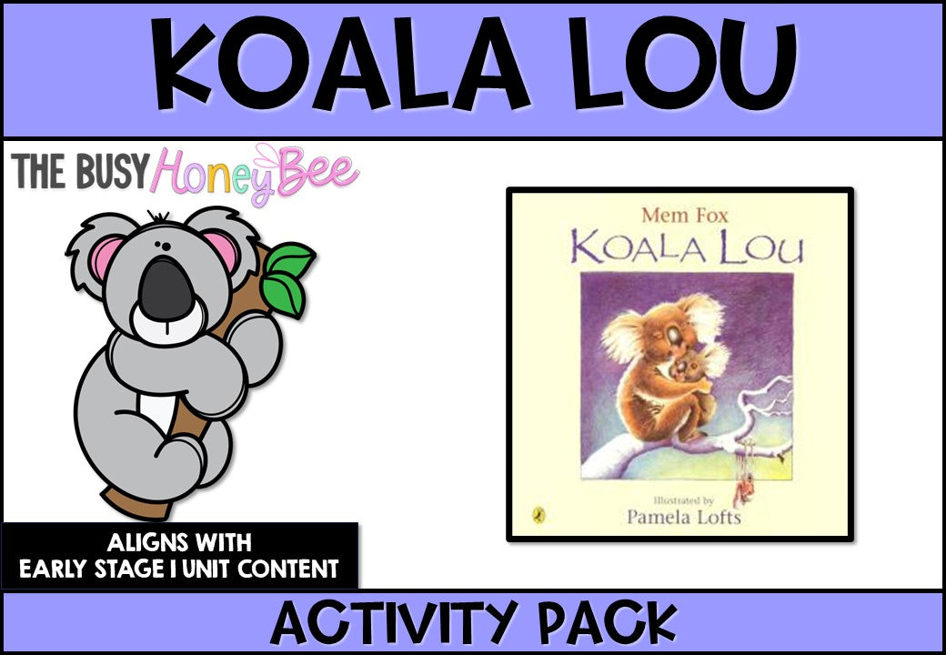 Koala Lou Activity Pack