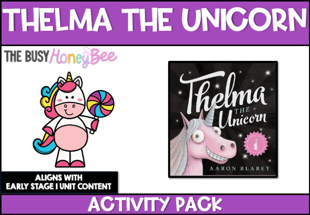 Thelma the Unicorn Activity Pack