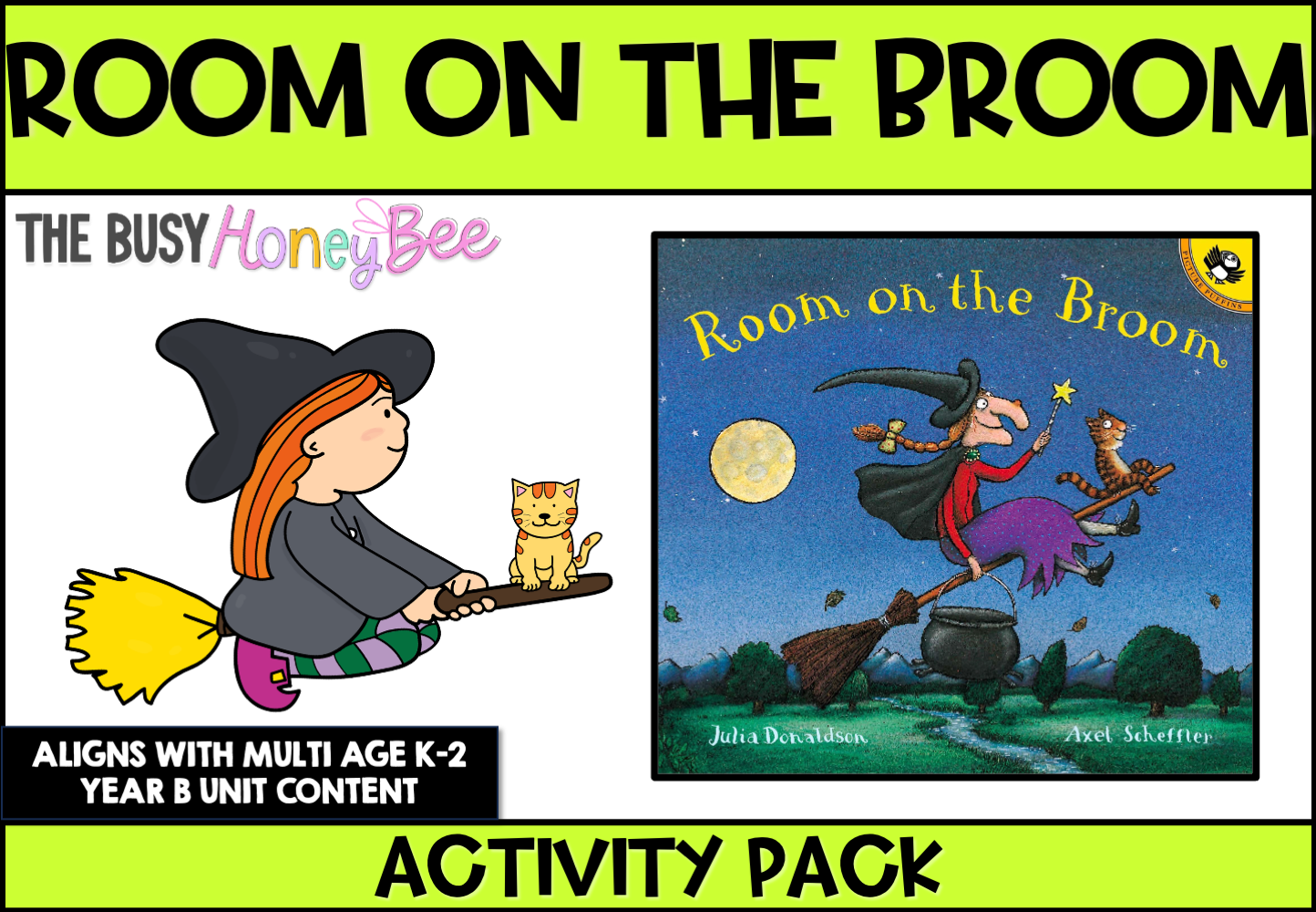 Room on the Broom by Julia Donaldson Activity Pack