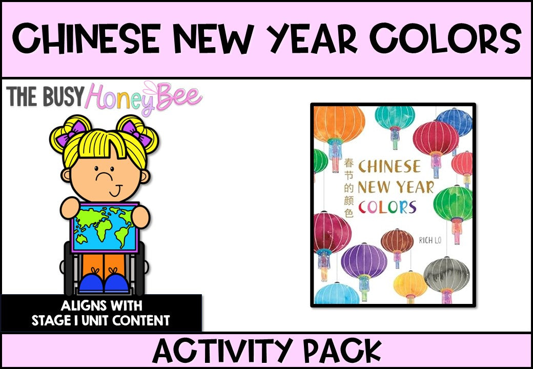 Chinese New Year Colors Activity Pack