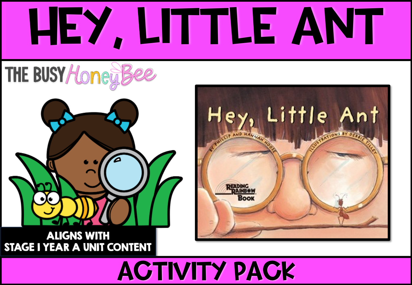 Hey, Little Ant by Phillip and Hannah Hoose Activity Pack