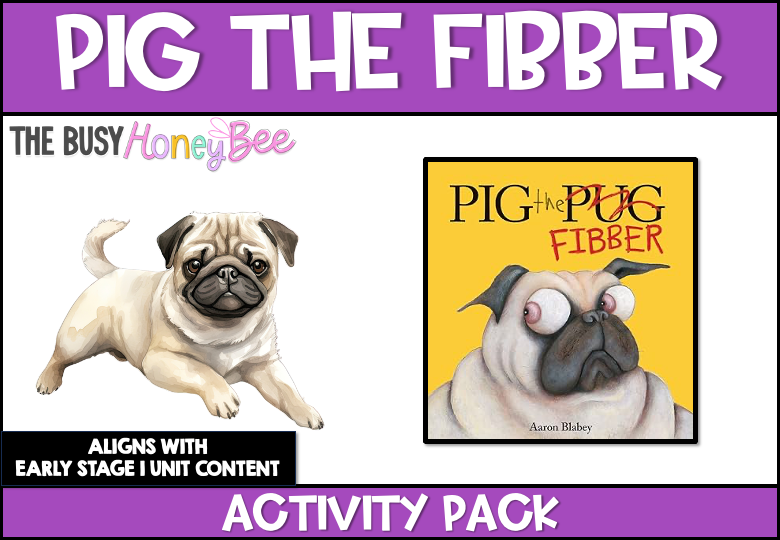 Pig the Fibber Activity Pack