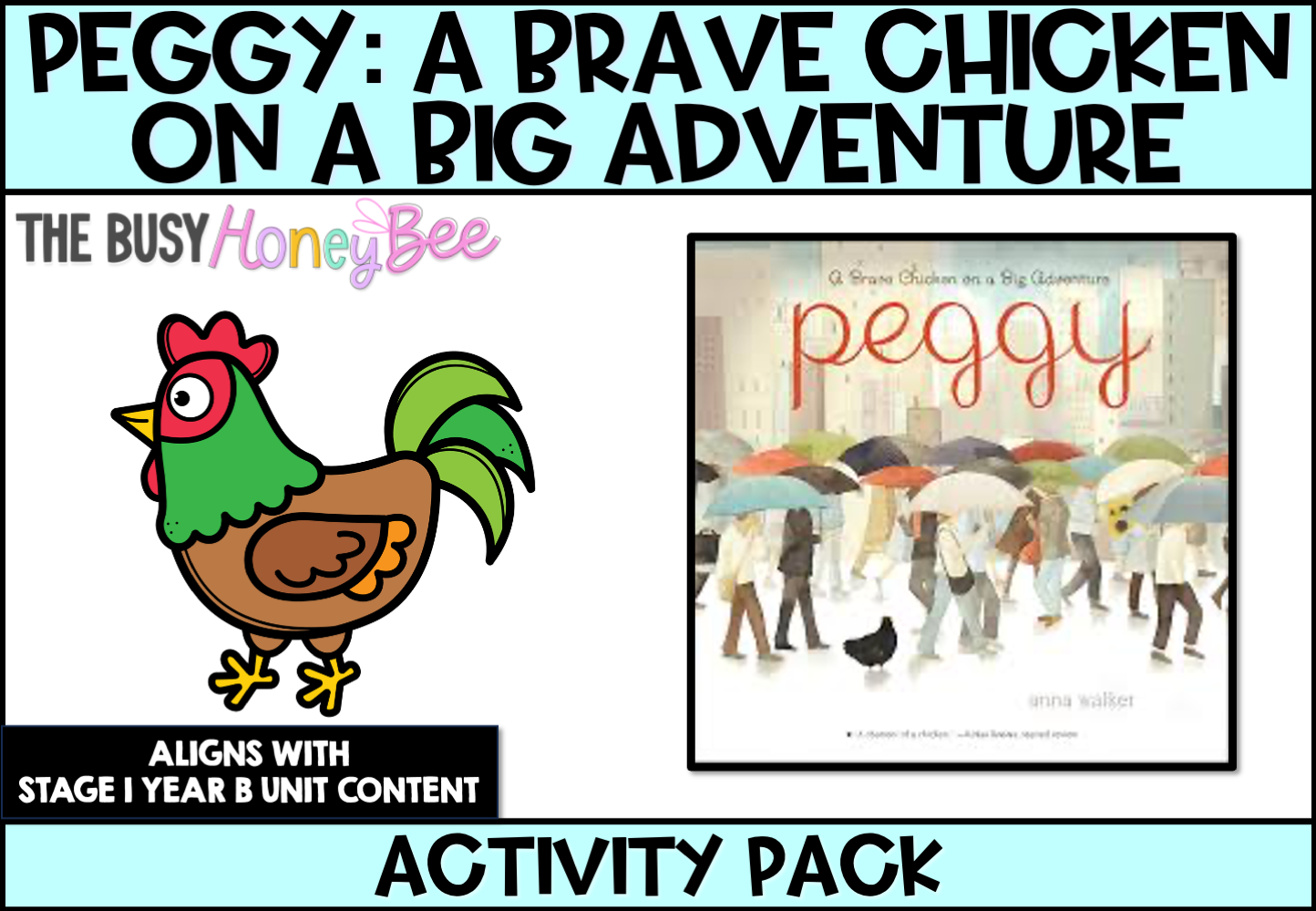 Peggy: A Brave Chicken on a Big Adventure Activity Pack