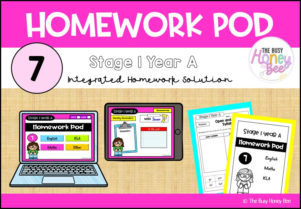 Stage 1 Year A Homework/Learning Pod 7