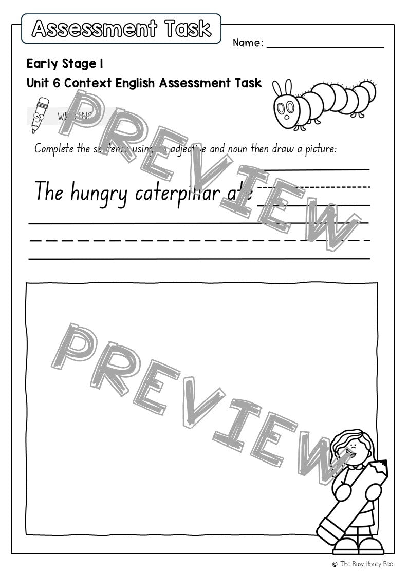 Early Stage 1 English Assessment Unit 6 Context