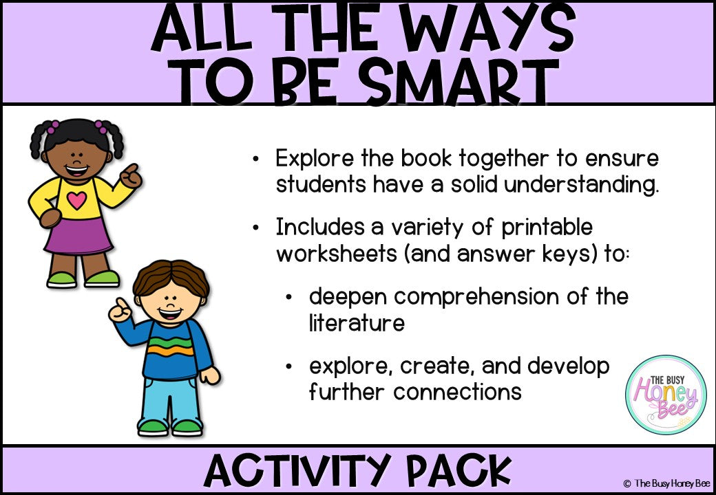 All the ways to be Smart Activity Pack