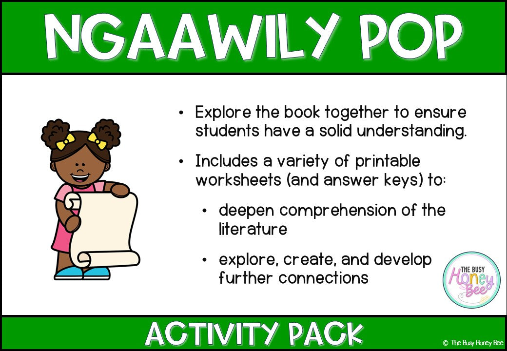 Ngaawily Nop: An old story retold Activity Pack