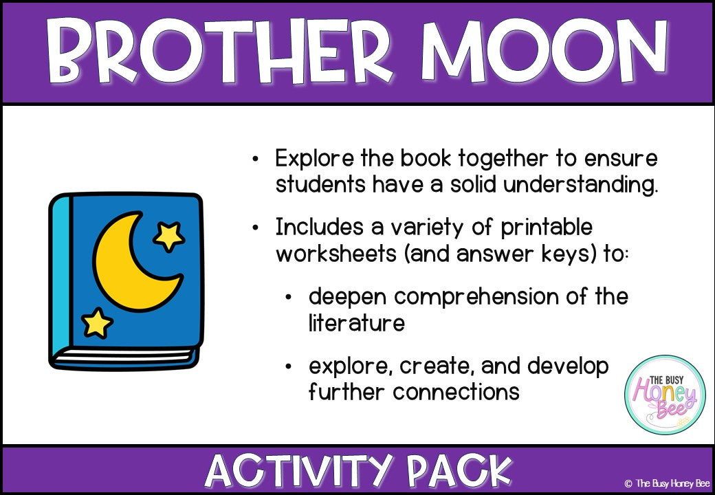 Brother Moon Activity Pack
