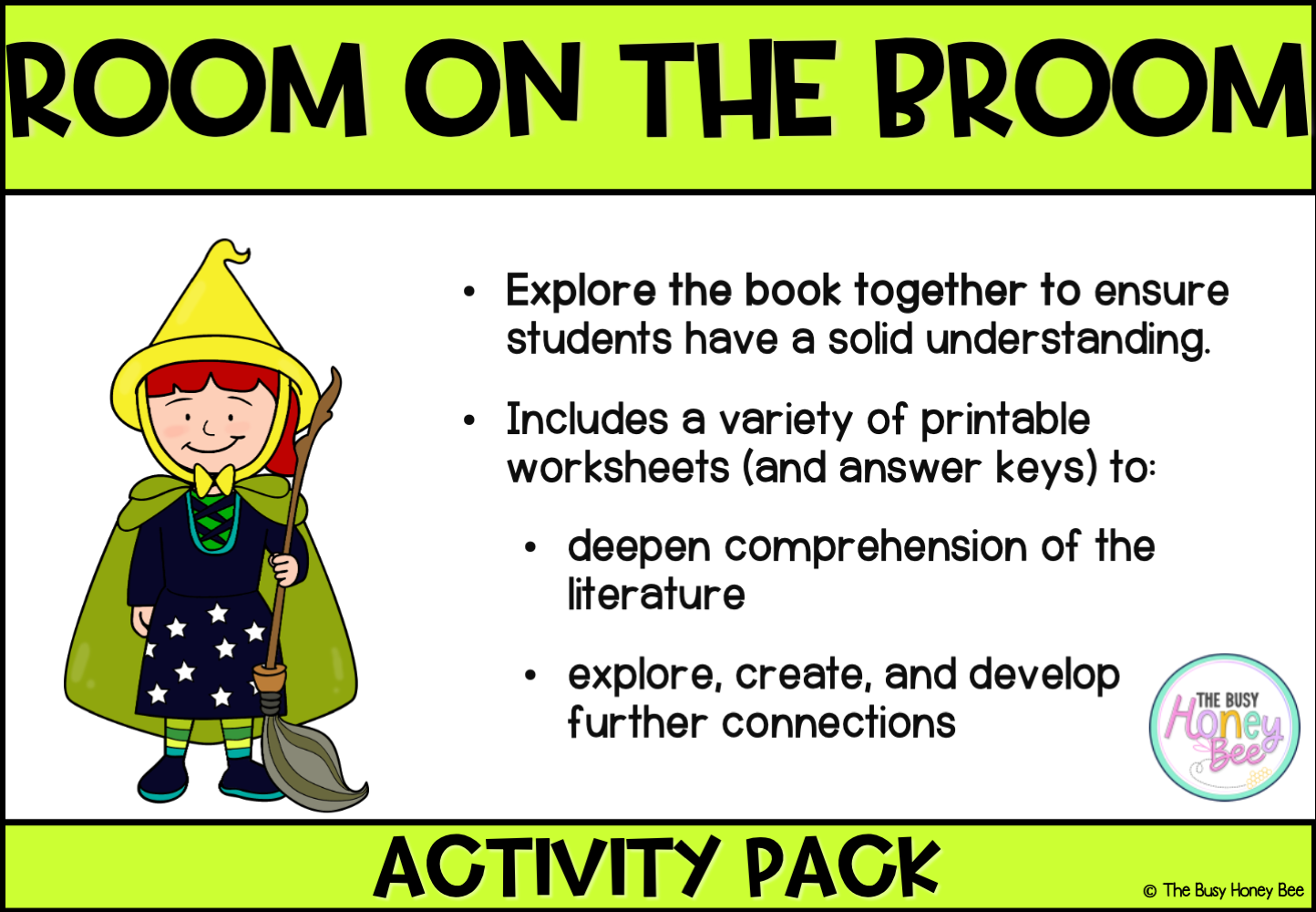 Room on the Broom by Julia Donaldson Activity Pack