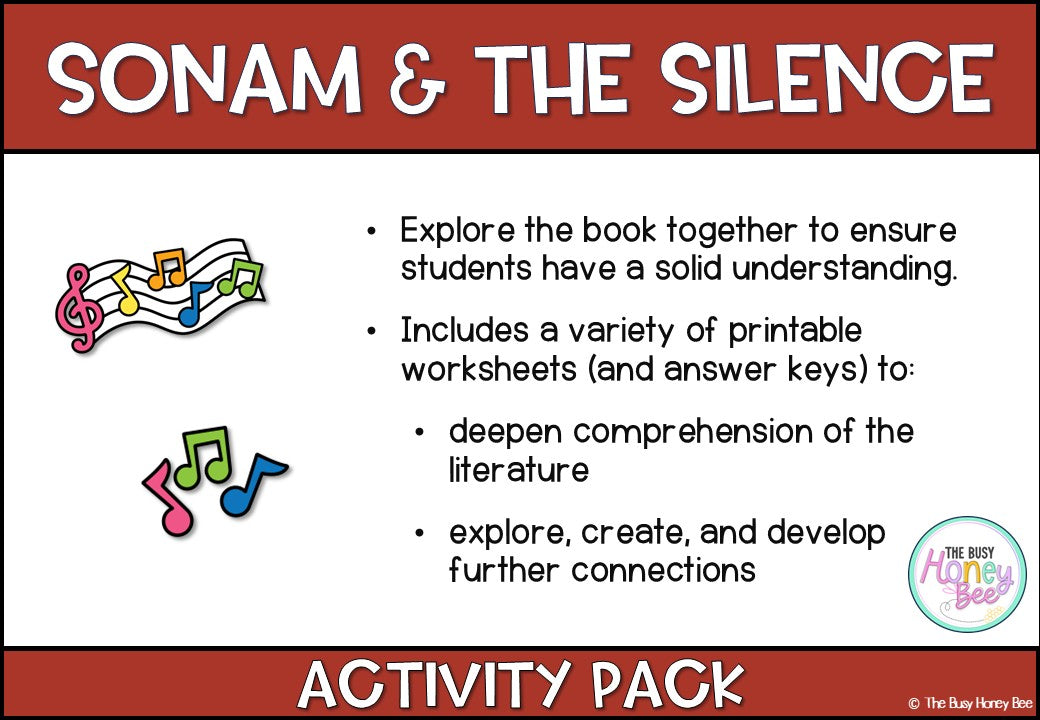 Sonam and the Silence Activity Pack