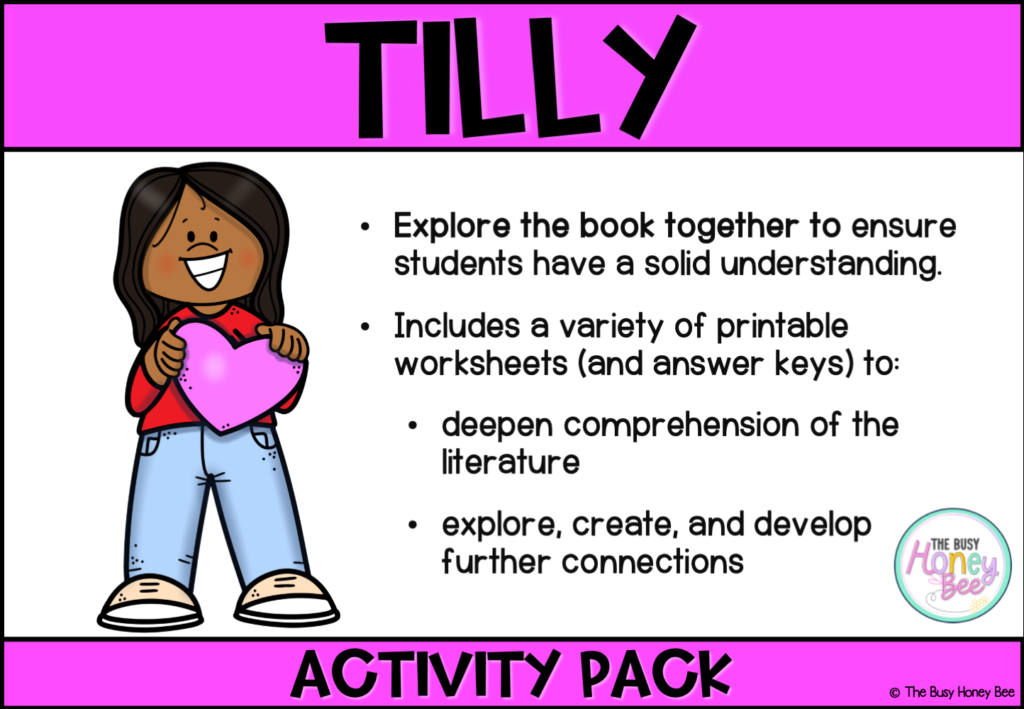 Tilly by Jane Godwin Activity Pack