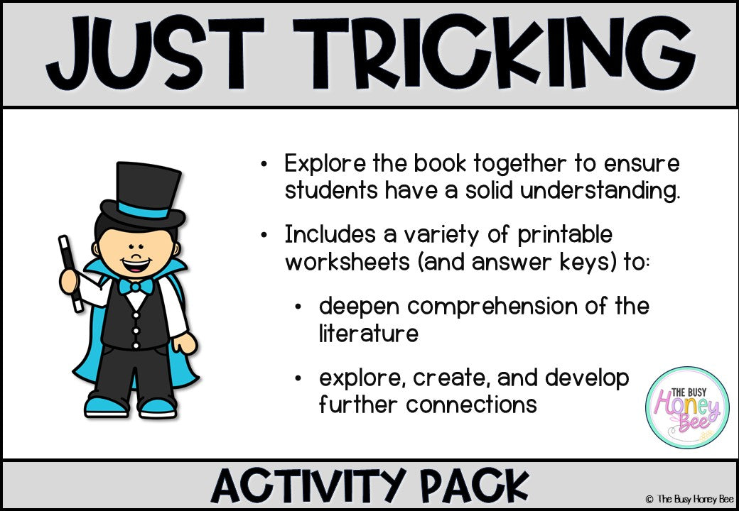 Just Tricking! by Andy Griffiths Activity Pack