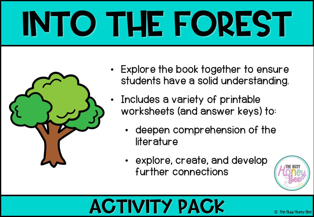 Into the Forest Activity Pack