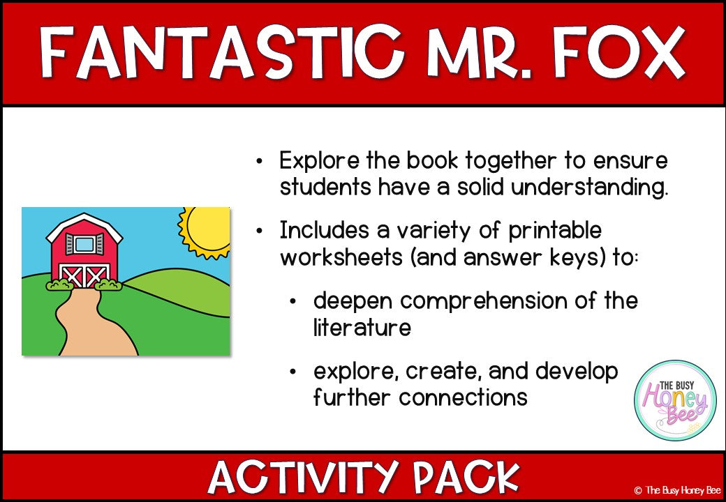 Fantastic Mr Fox Activity Pack