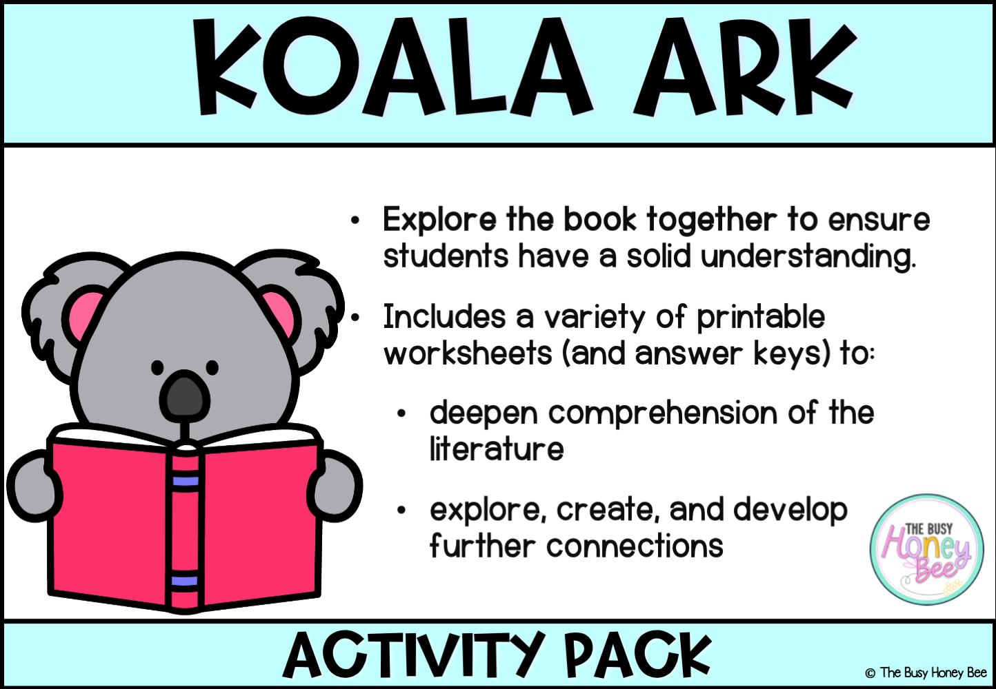 Koala Ark Activity Pack