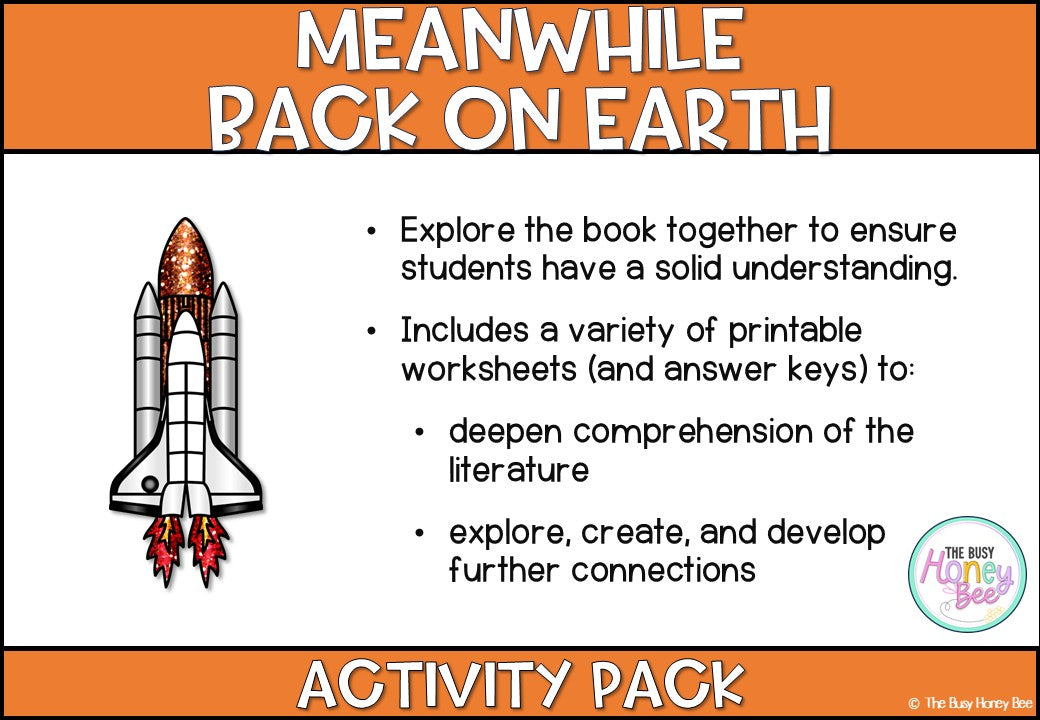 Meanwhile Back on Earth Activity Pack