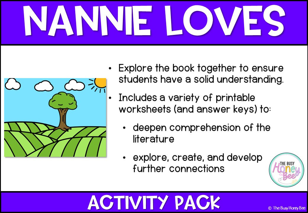 Nannie Loves Activity Pack