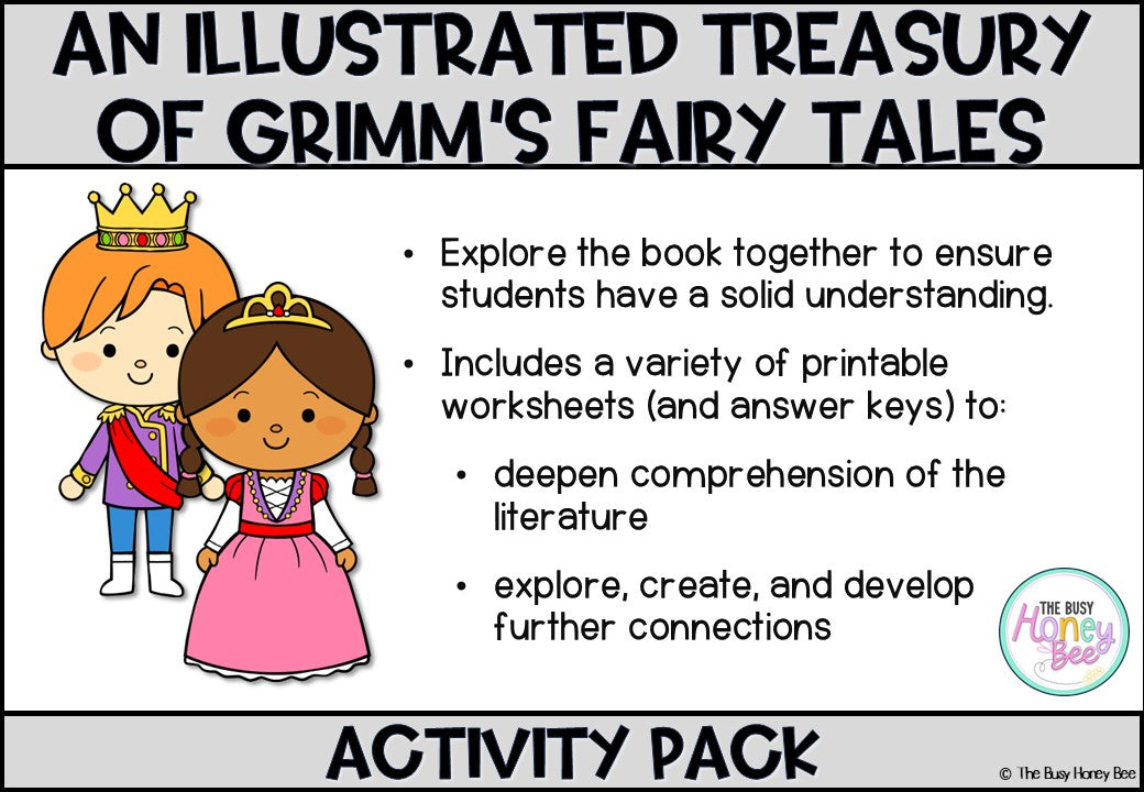 An Illustrated Treasury of Grimm's Fairy Tales Activity Pack