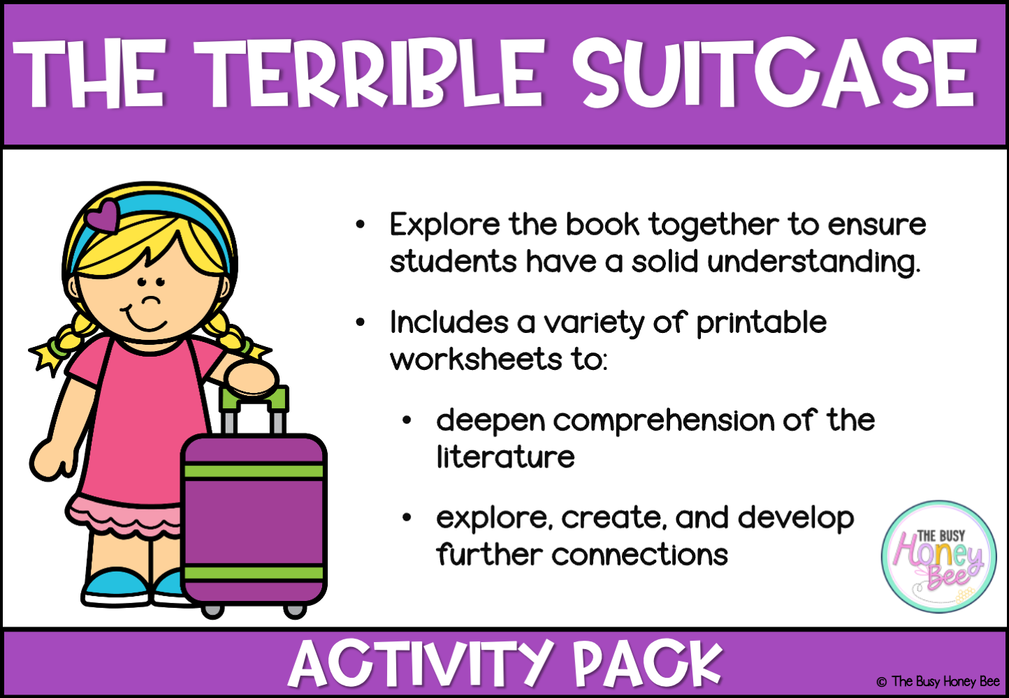 The Terrible Suitcase by Emma Allen Activity Pack