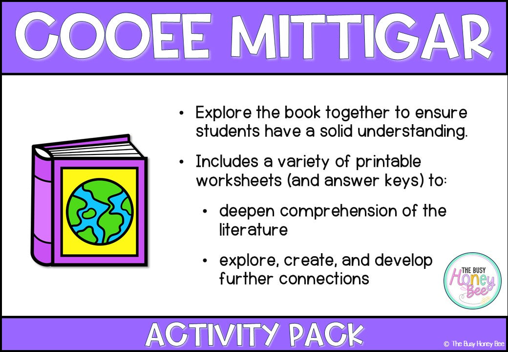 Cooee Mittigar Activity Pack