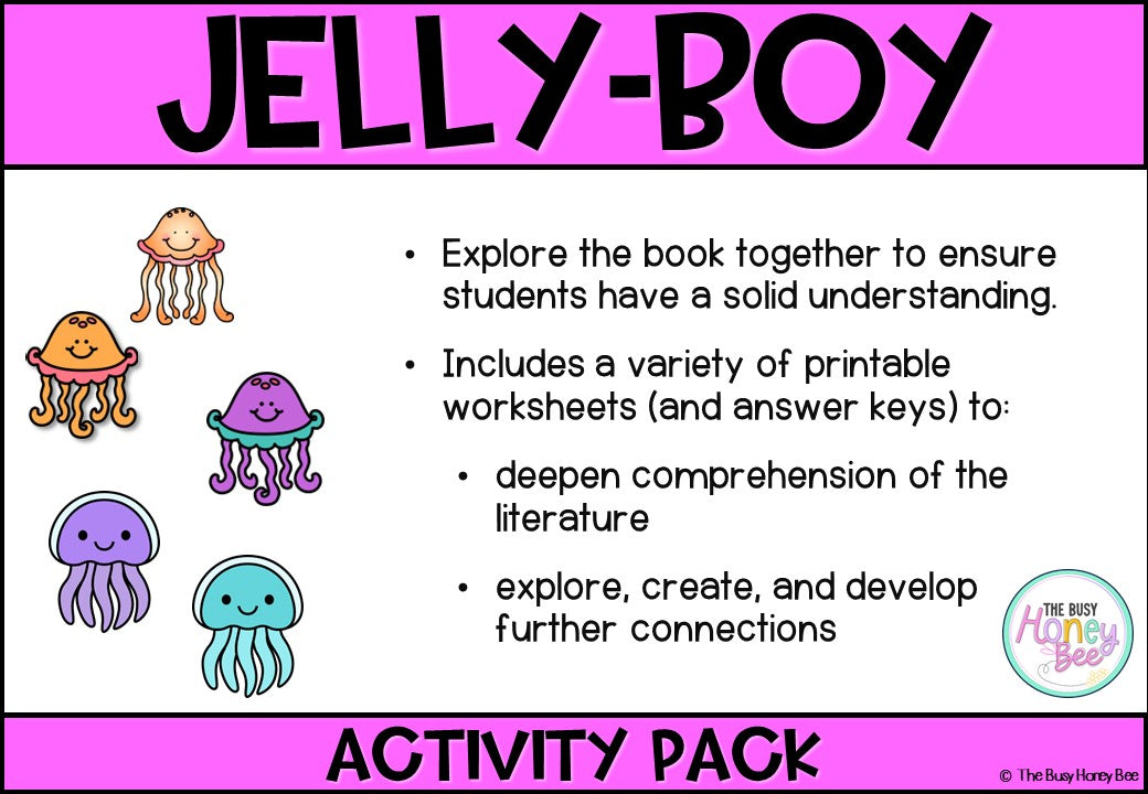 Jelly Boy Activity Pack