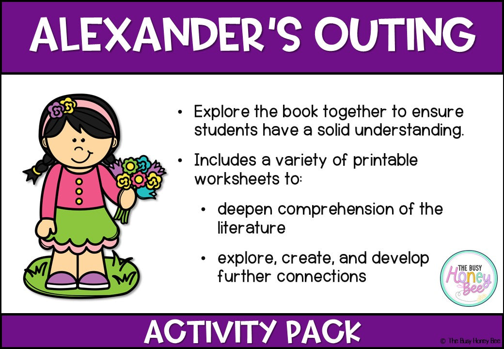 Alexander's Outing Activity Pack