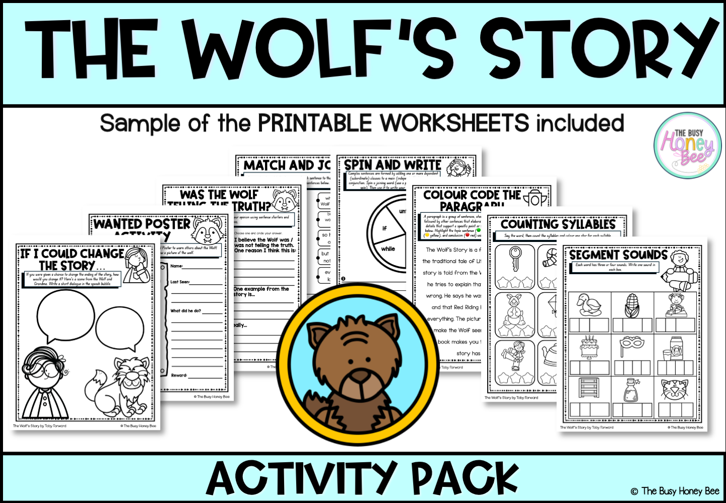 The Wolf’s Story by Toby Forward Activity Pack