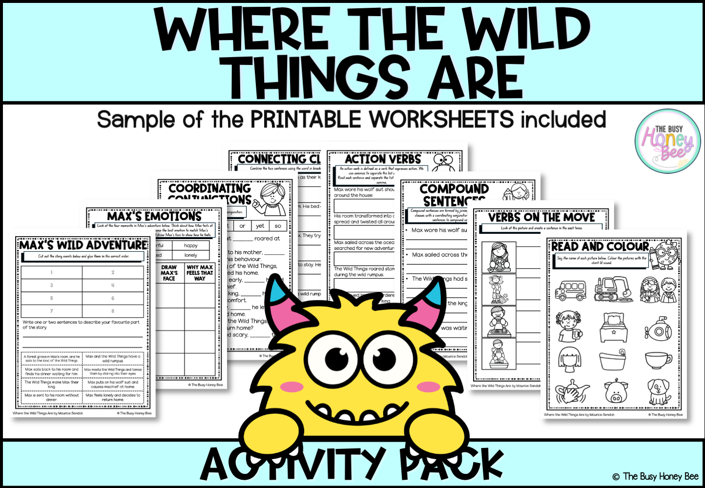 Where the Wild Things Are Activity Pack