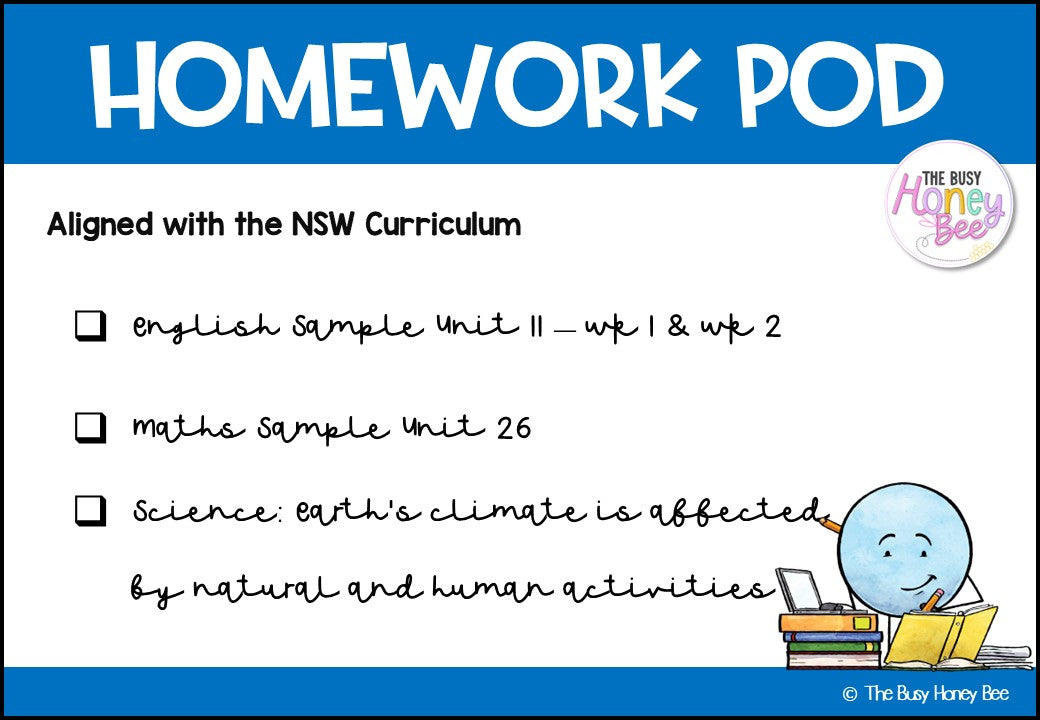 Stage 3 Year B Homework/Learning Pod 26