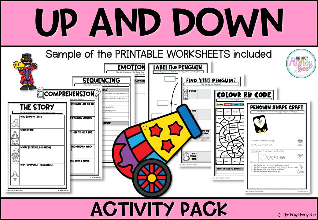 Up and Down Activity Pack