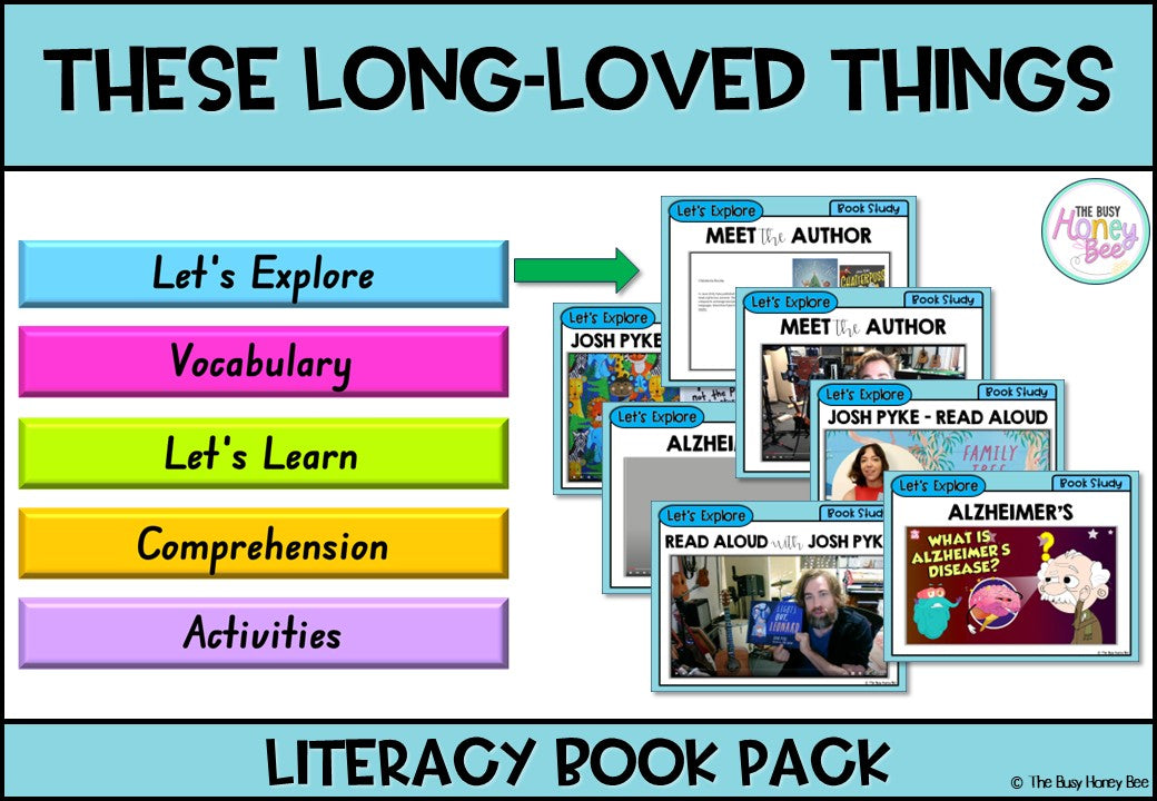 These Long-Loved Things by Ronojoy Ghosh, text by Josh Pyke - CBCA 2025 - Literacy Book Pack