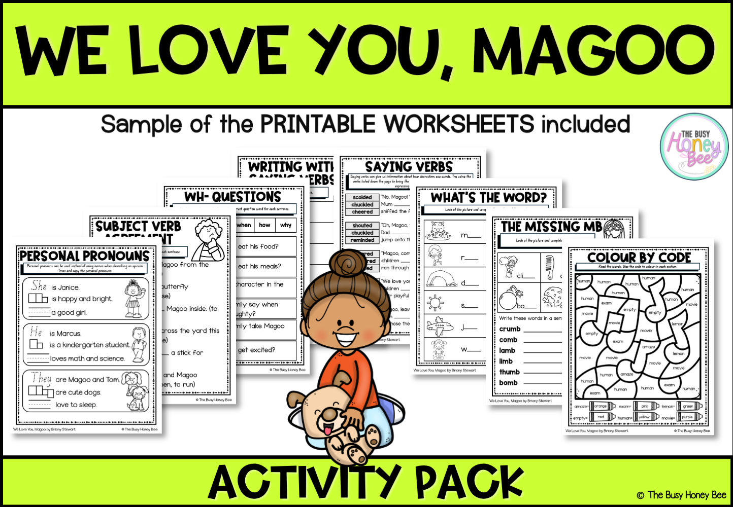 We Love You, Magoo by Briony Stewart Activity Pack