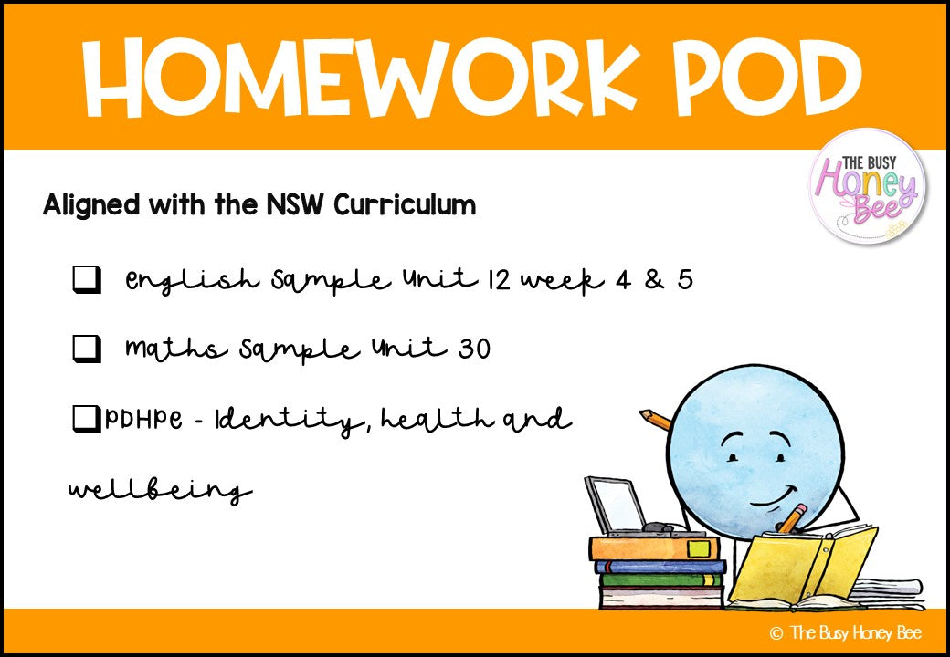 Stage 2 Year B Homework/Learning Pod 30