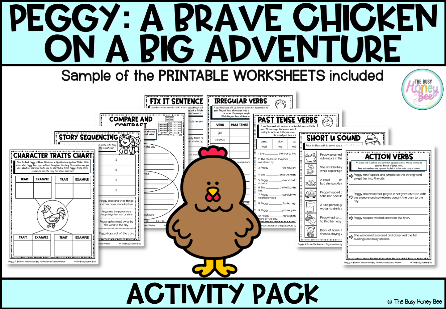 Peggy: A Brave Chicken on a Big Adventure Activity Pack