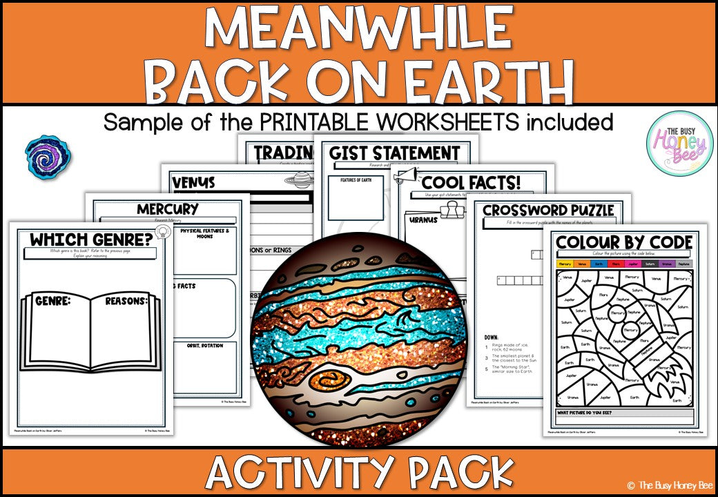 Meanwhile Back on Earth Activity Pack