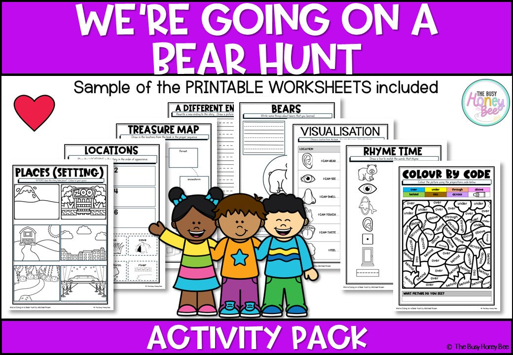 We're Going on a Bear Hunt Activity Pack