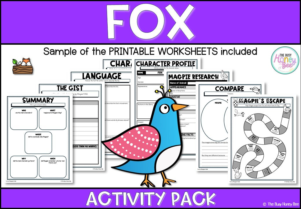 Fox Activity Pack