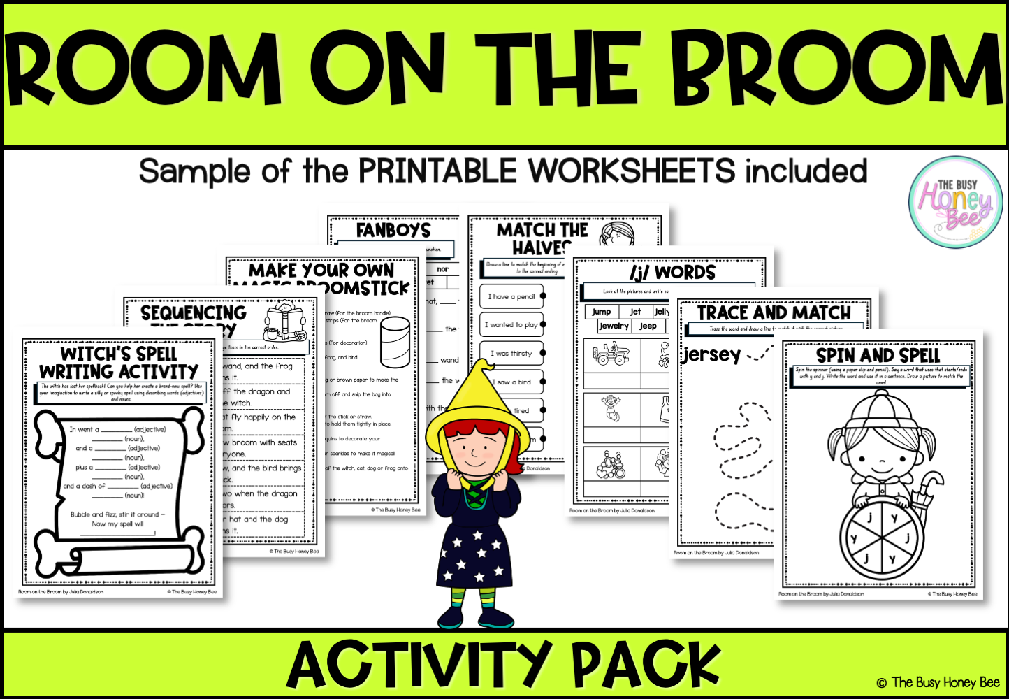 Room on the Broom by Julia Donaldson Activity Pack