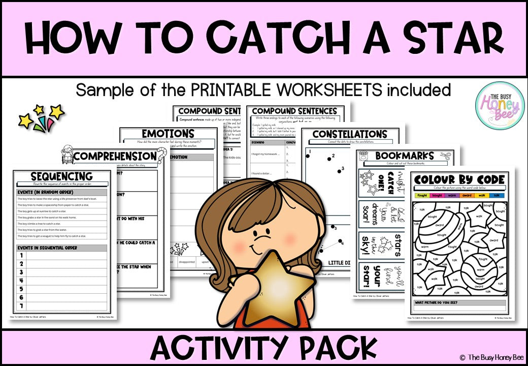 How to Catch a Star Activity Pack
